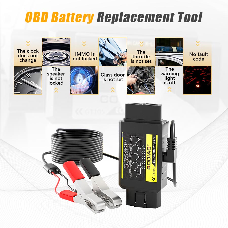 Инструмент для замены батареи OBD