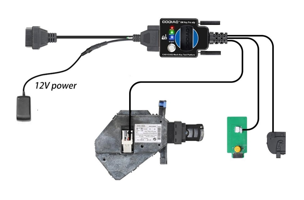 godiag-bmw-cas1-cas2-mech-key-test-platform-key-synchronization-detection