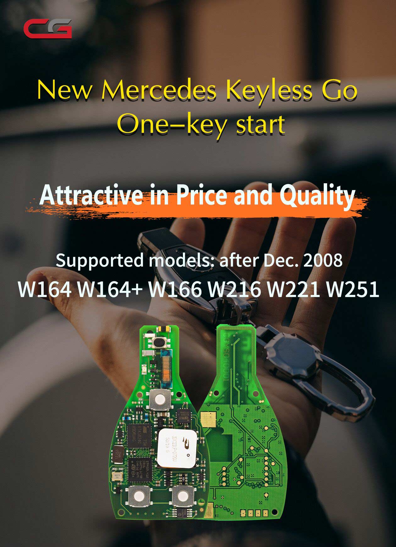 Kluczyk Mercedes FBS3