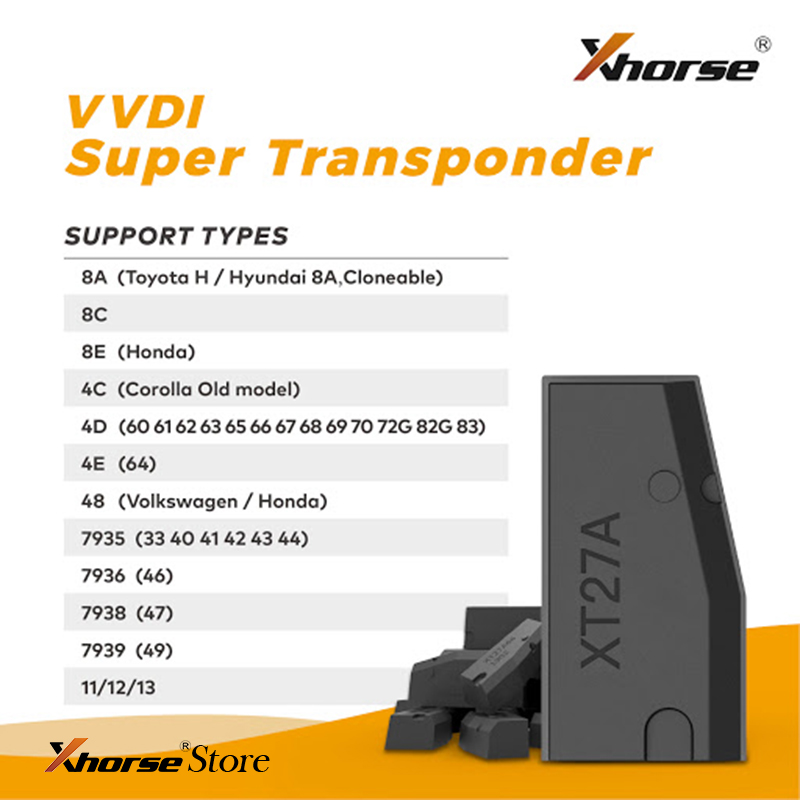 Transponder Xhorse VVDI Super Chip XT27A01 XT27A66