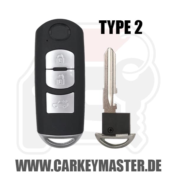Mazda key Shell 3 Button Type 2