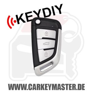 KeyDIY NB29 (Metal Buttons) Universal 3-Button Flip Remote Key